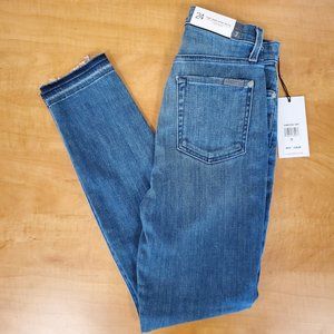 7 For All Mankind High Waist Ankle Skinny Jeans